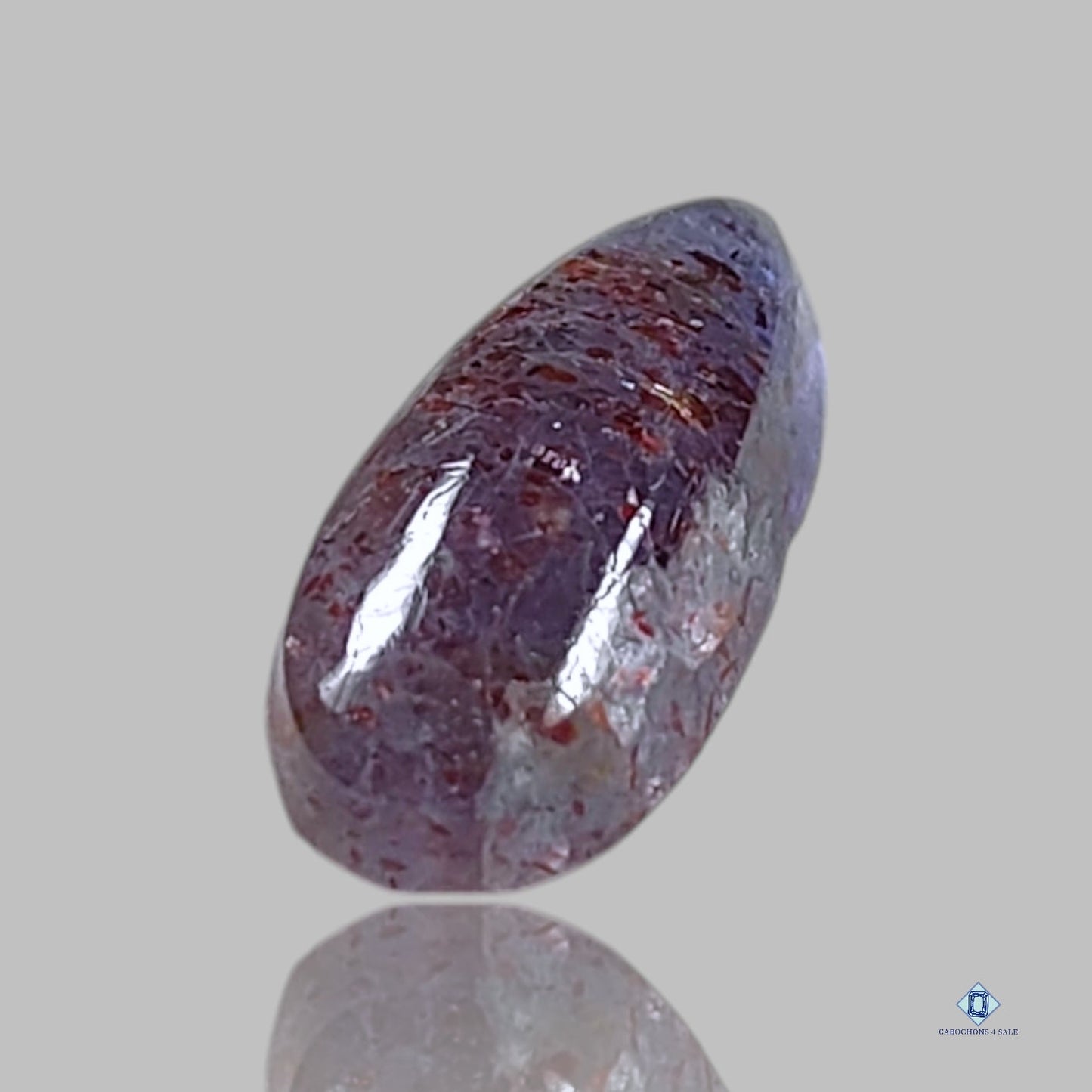 Iolite Sunstone Pear Cabochons