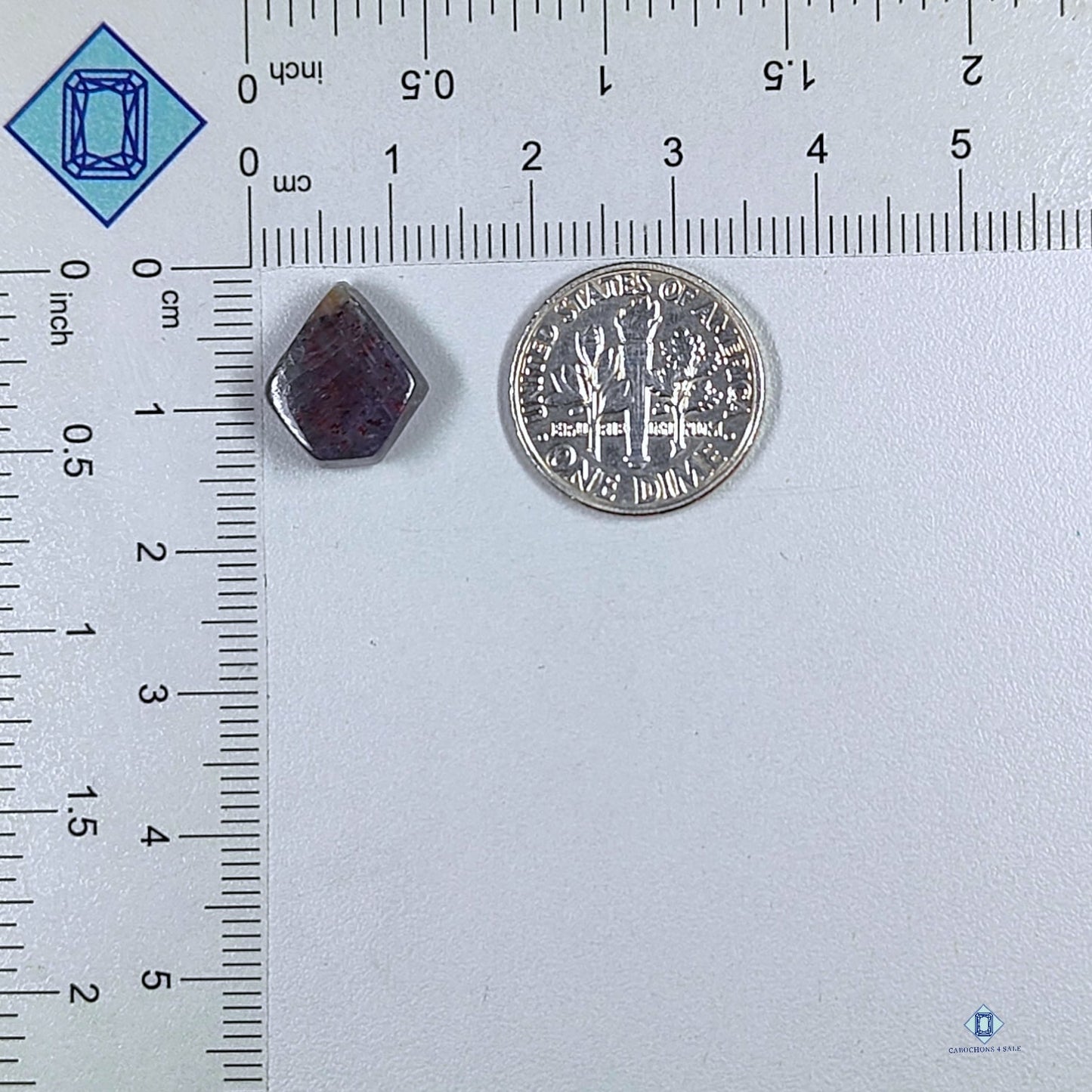 Iolite Sunstone Pentagon Cabochons