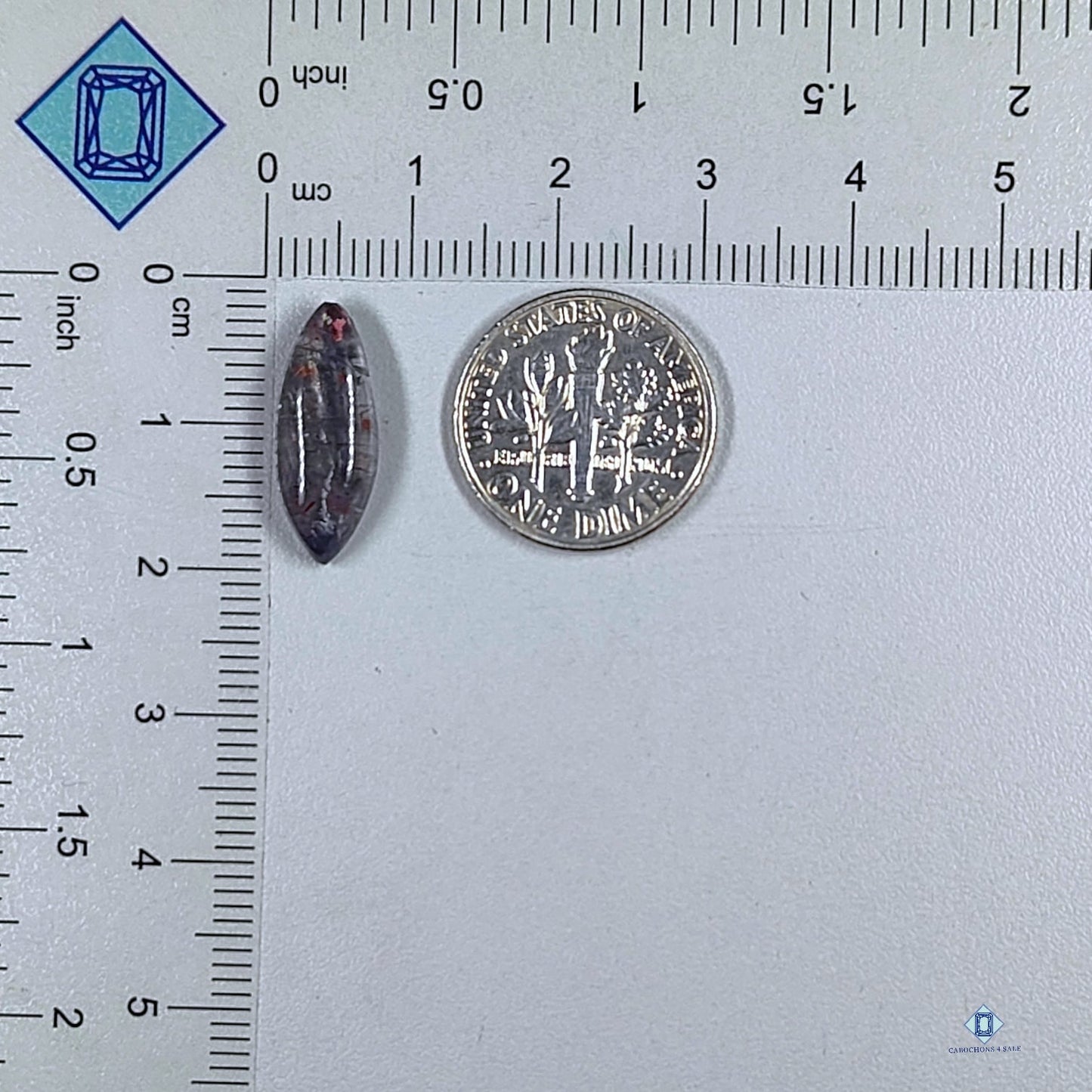 Iolite Sunstone Marquise Cabochons