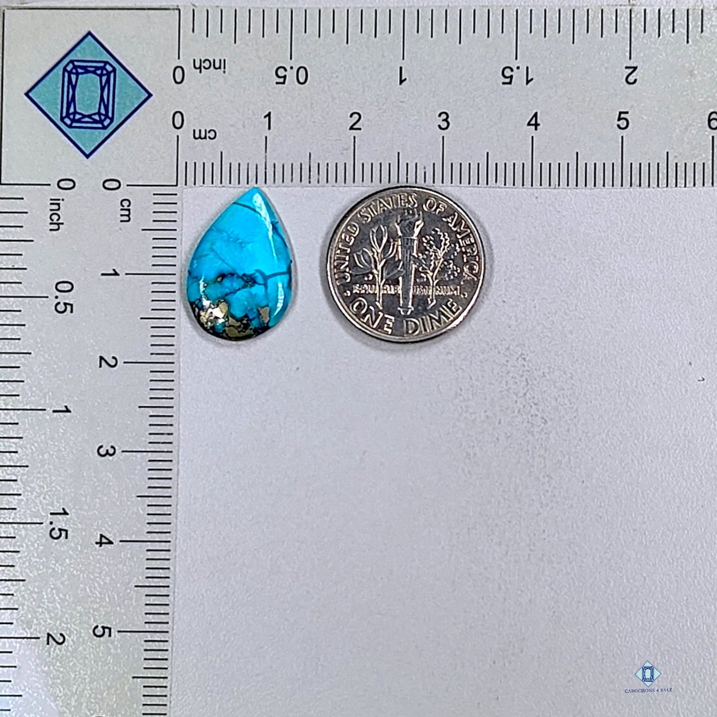 Irani Turquoise Pear Cabochons