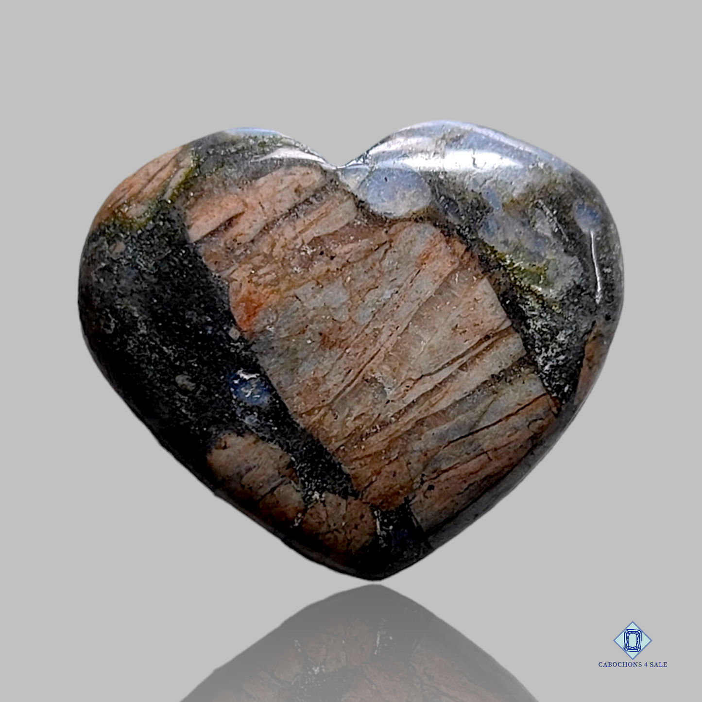 Jasper-c4sw1628-Heart-Brown-Cabochons