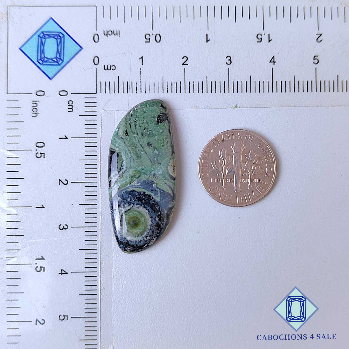 Kambaba Jasper Fancy Cabochons 35*15*4mm