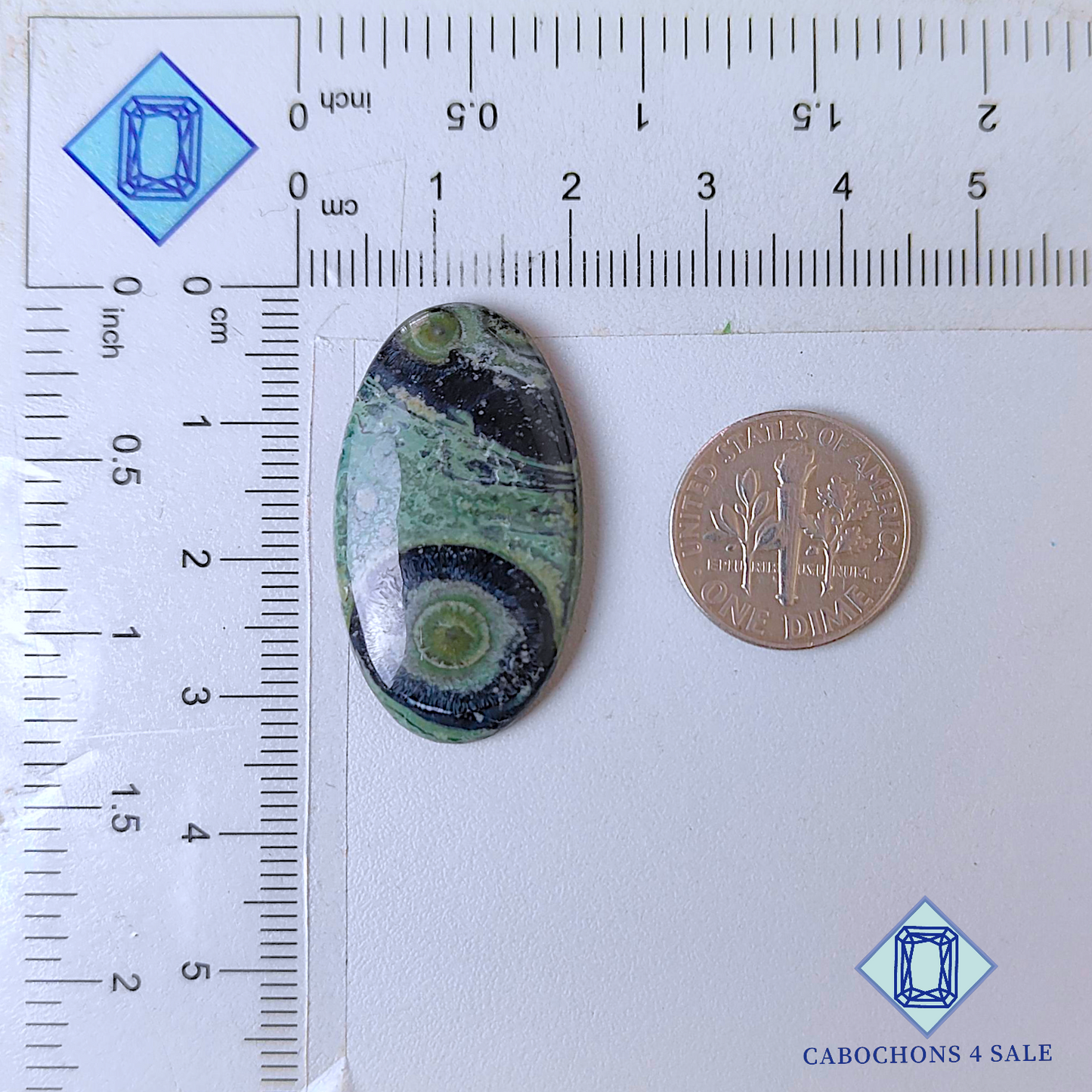Kambaba Jasper Oval Cabochons 32*18*4mm