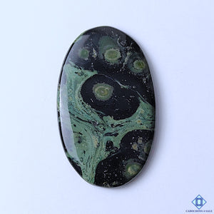 Kambaba Jasper Oval Cabochons 48x29x4mm