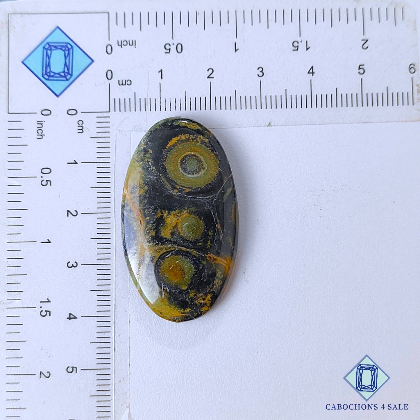 Natural Kambaba Jasper Gemstone  Oval Cabochons 39*22*5mm from Madagascar available for sale