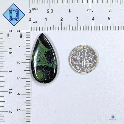 Kambaba Jasper Pear Cabochons