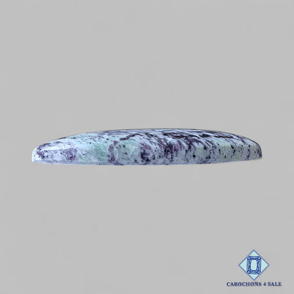 Cabujones de piedra preciosa Kammererite natural de talla marquesa de 45 x 12 x 6 mm, procedentes de Turquía. Disponibles para la venta.