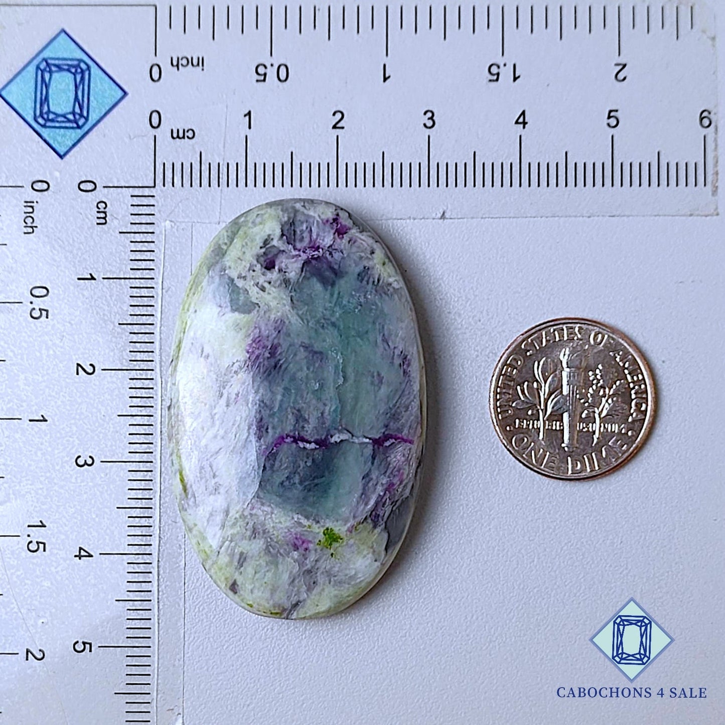 Natural Kammererite Gemstone Oval Cabochons 45*28*7mm from Turkey  available for sale