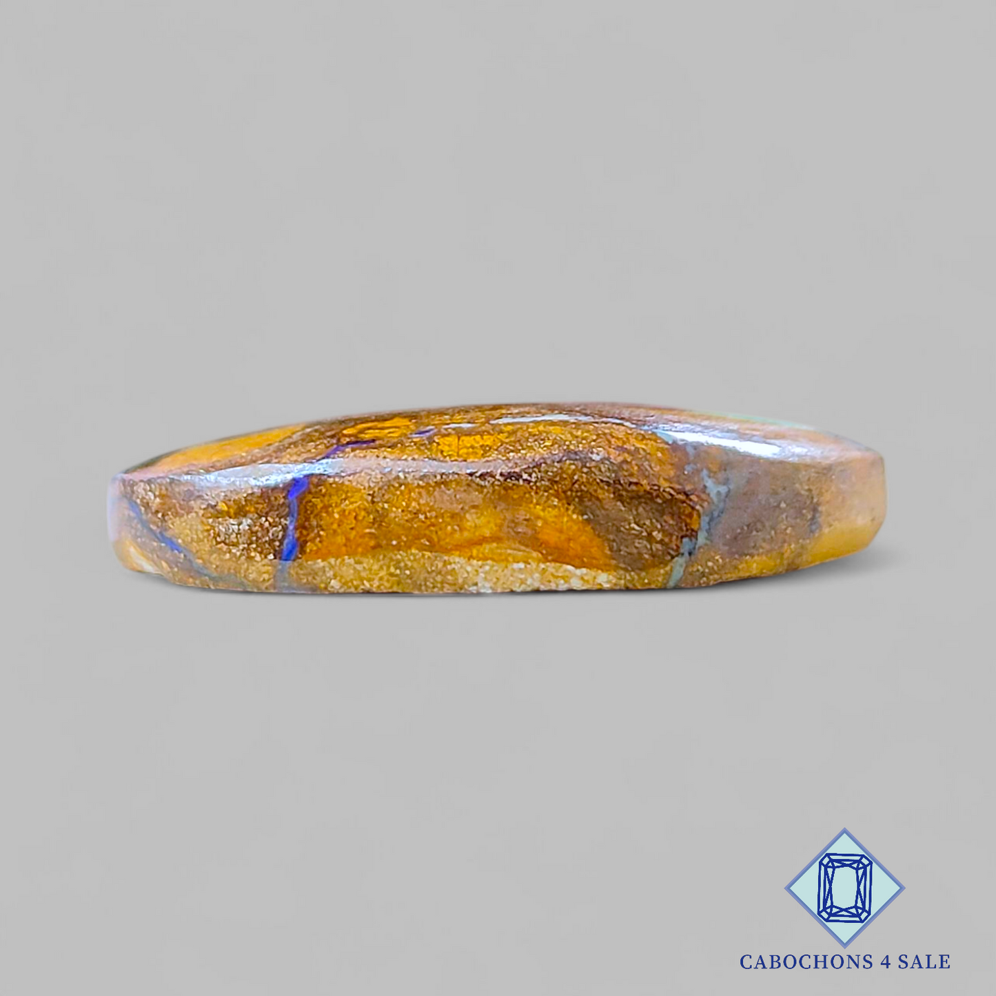 Cabujones de fantasía de ópalo Boulder Koroit de 27 x 15 x 5 mm