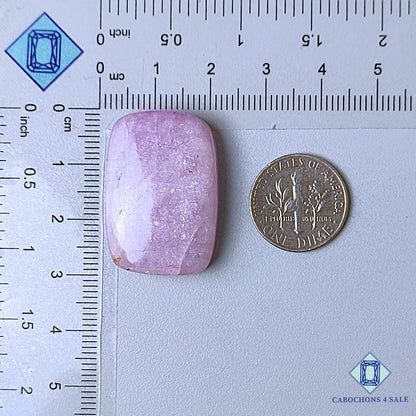 Natural Kunzite Gemstone  Fancy Cabochons 29*20*8mm from Brazil available for sale