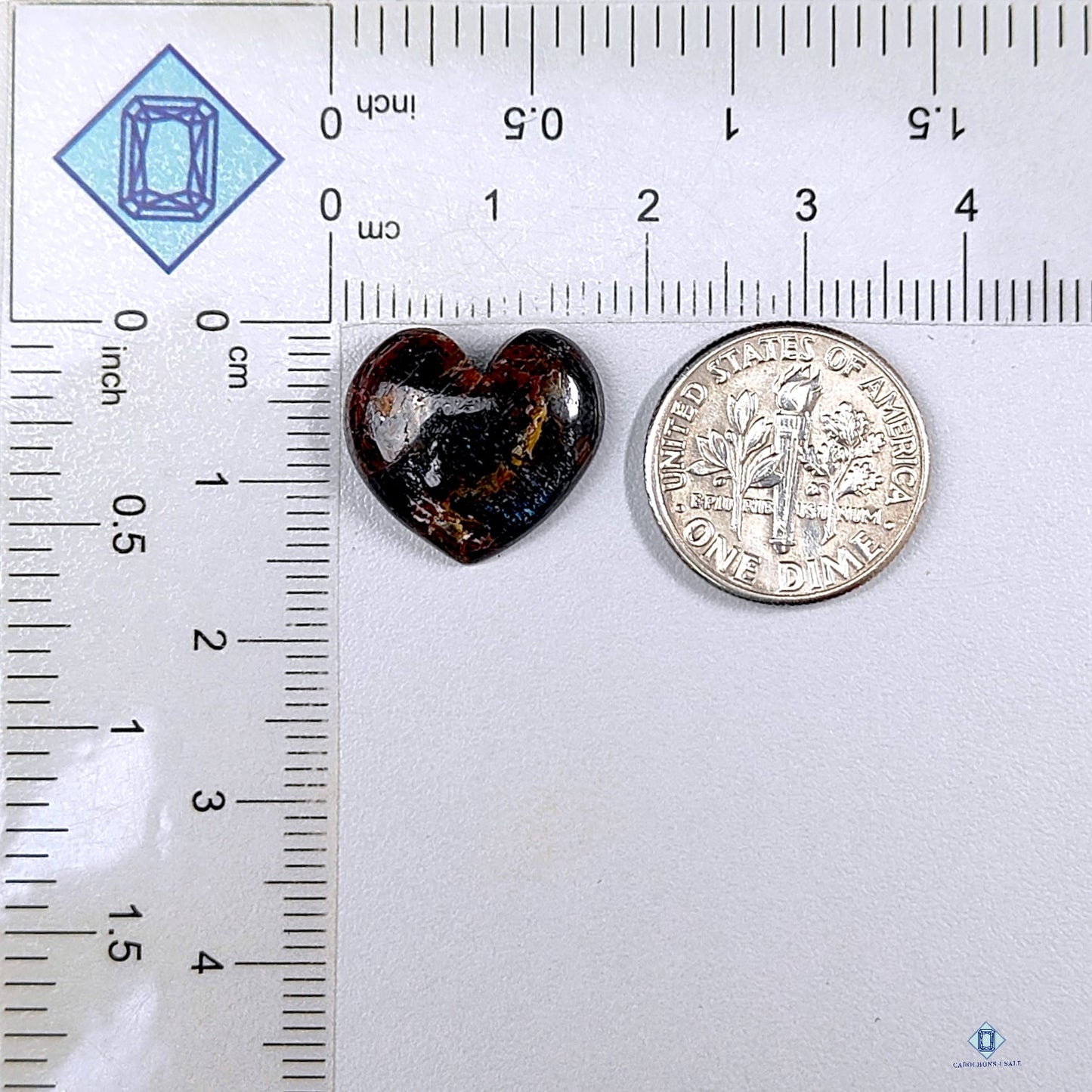 Kyanite Quartz Heart Carvings