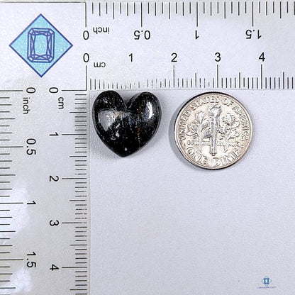 Kyanite Quartz Heart Carvings