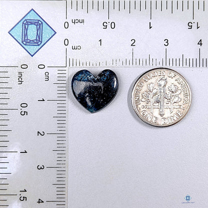 Kyanite Quartz Heart Carvings