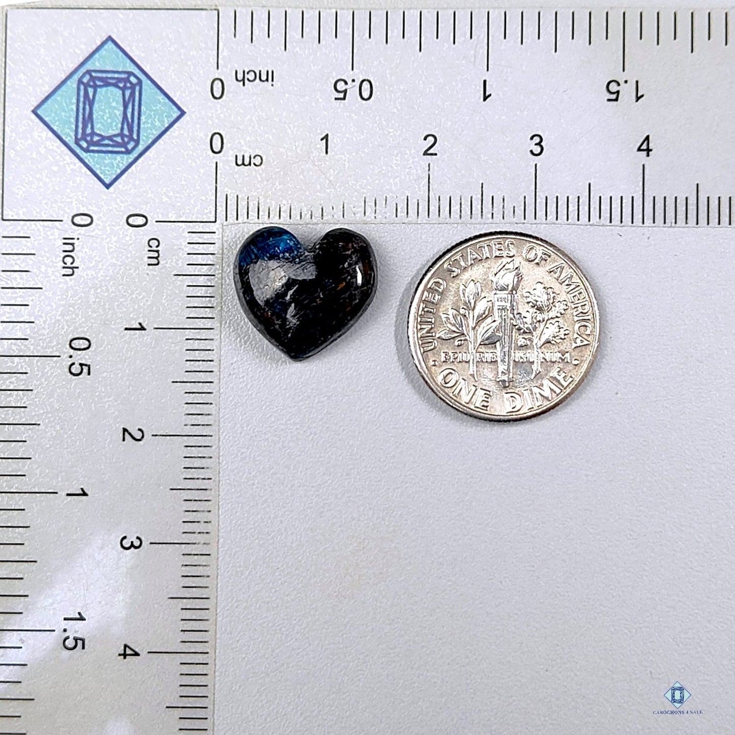 Kyanite Quartz Heart Carvings