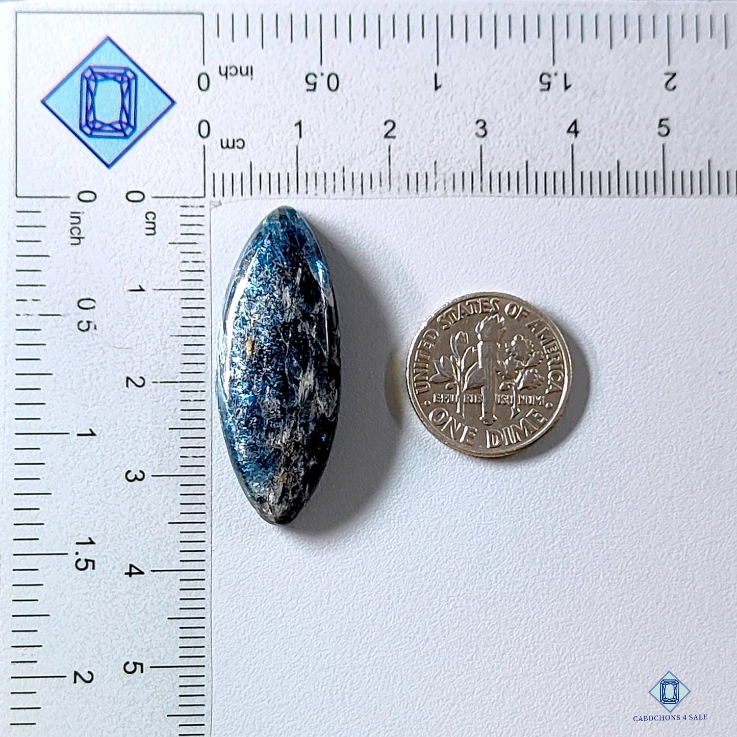 Kyanite Quartz Marquise Cabochons