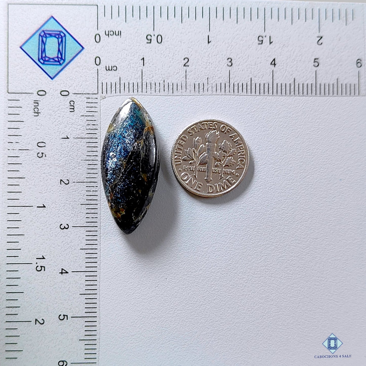 Kyanite Quartz Marquise Cabochons