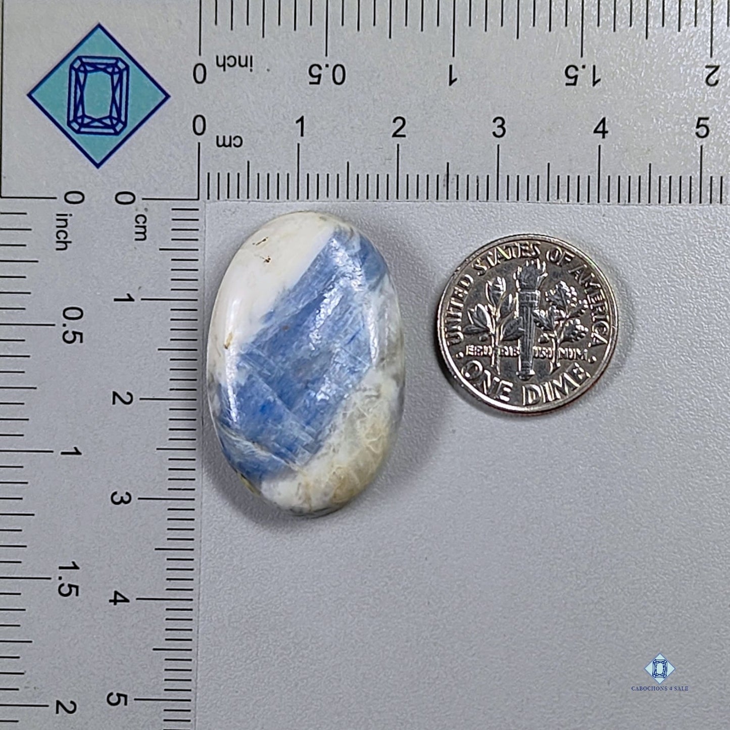 Kyanite Quartz Oval Cabochons