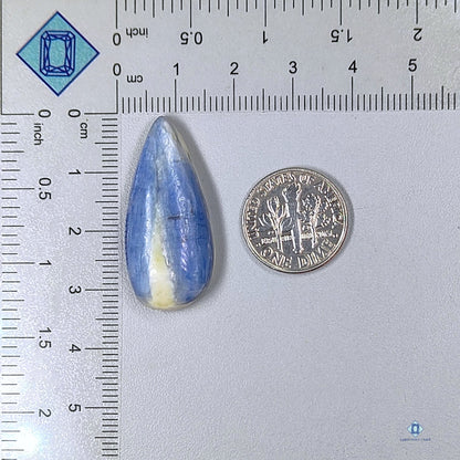 Kyanite Quartz Pear Cabochons