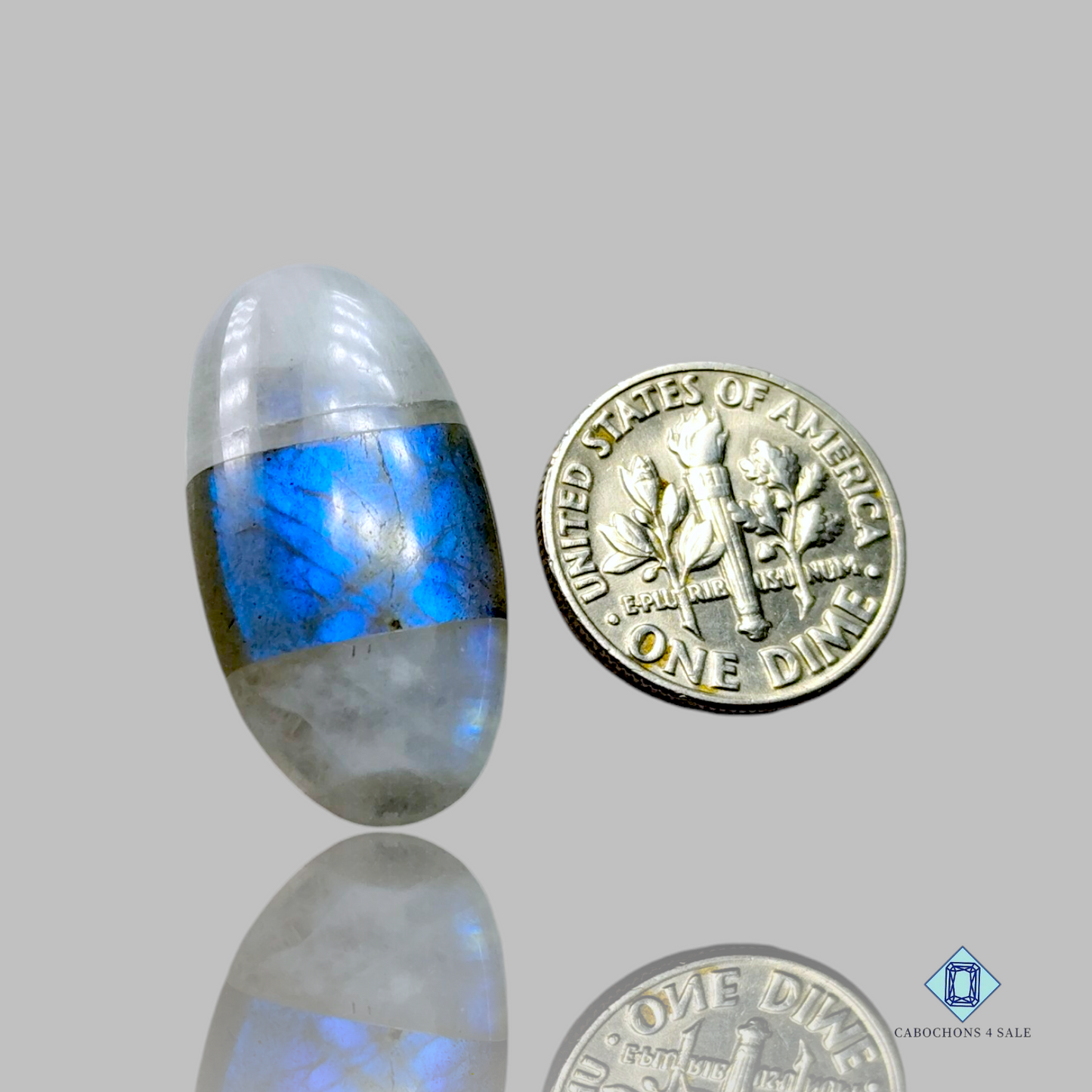 Labradorite+Moonstone Doublet