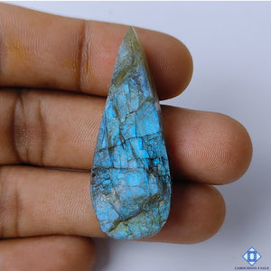 Labradorite Pear Druzy 44x17x9mm