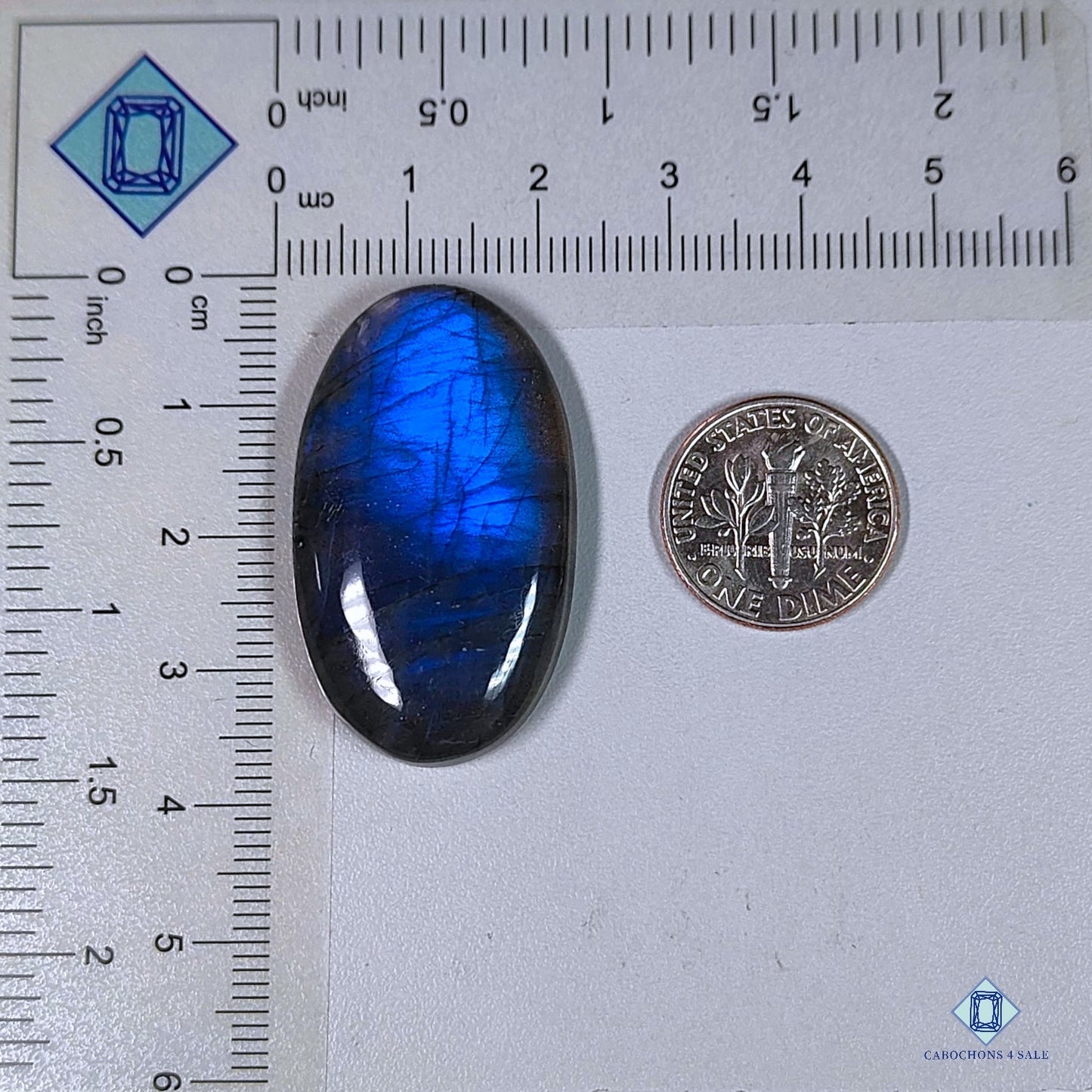 Blue Labradorite Oval Cabochons