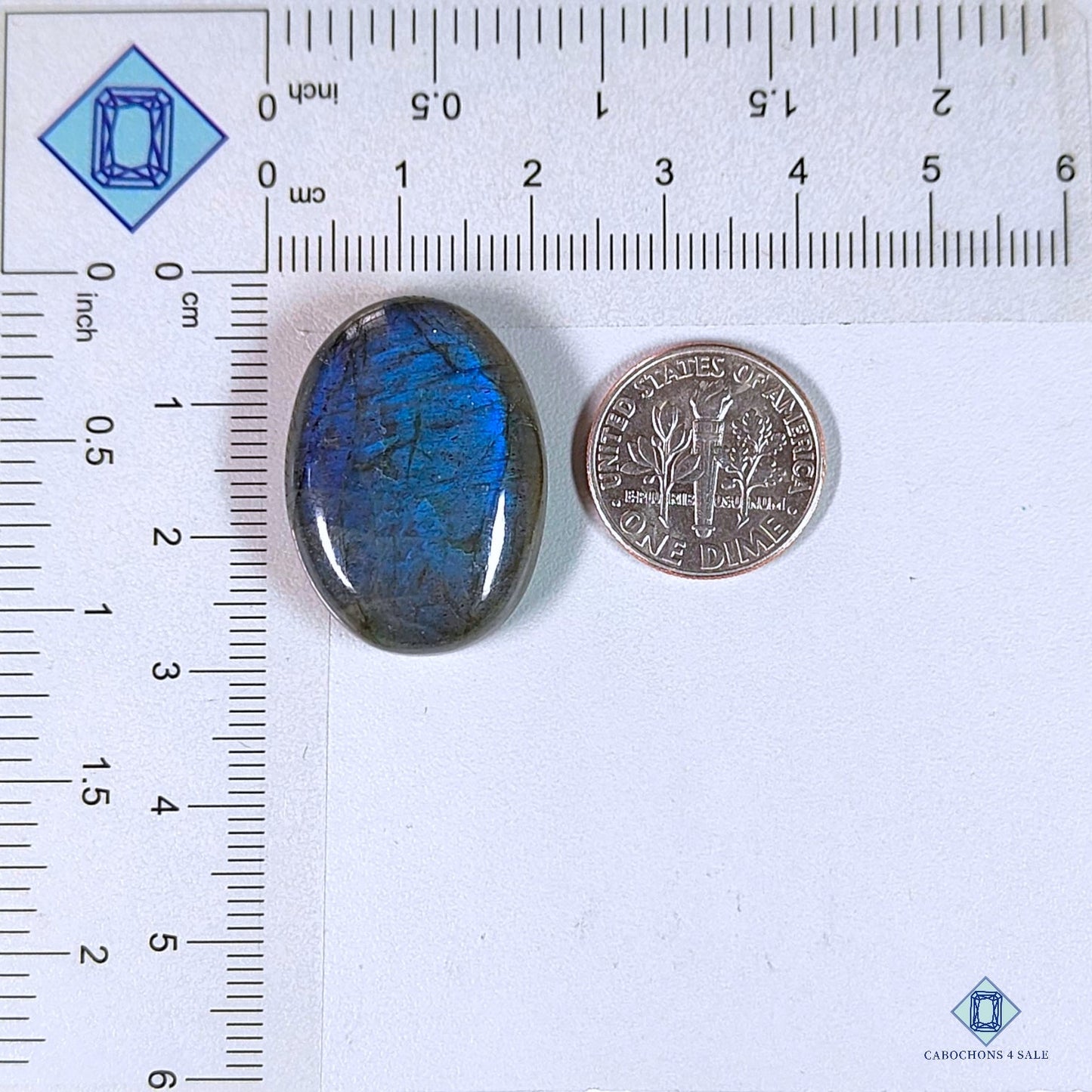 Blue Labradorite Oval Cabochons