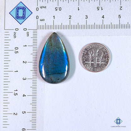 Blue Labradorite Pear Cabochons