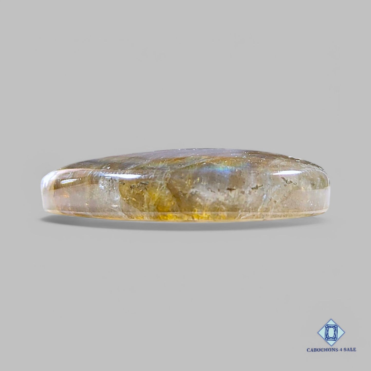 Cabujones de pera de labradorita multicolor