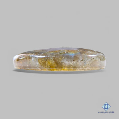 Cabujones de pera de labradorita multicolor