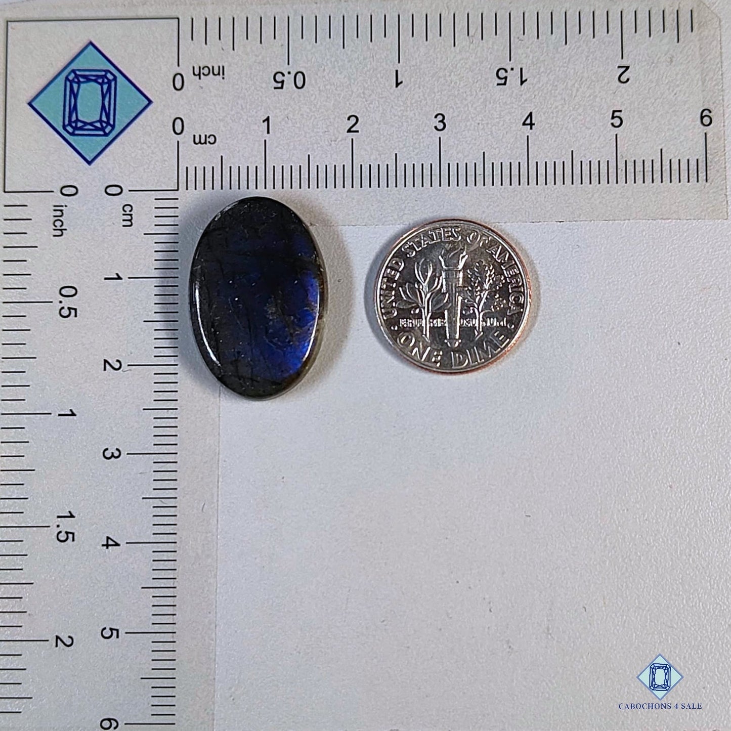 Blue Labradorite Oval Cabochons