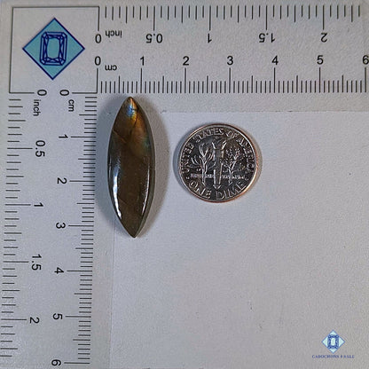 Orange Labradorite Marquise Cabochons