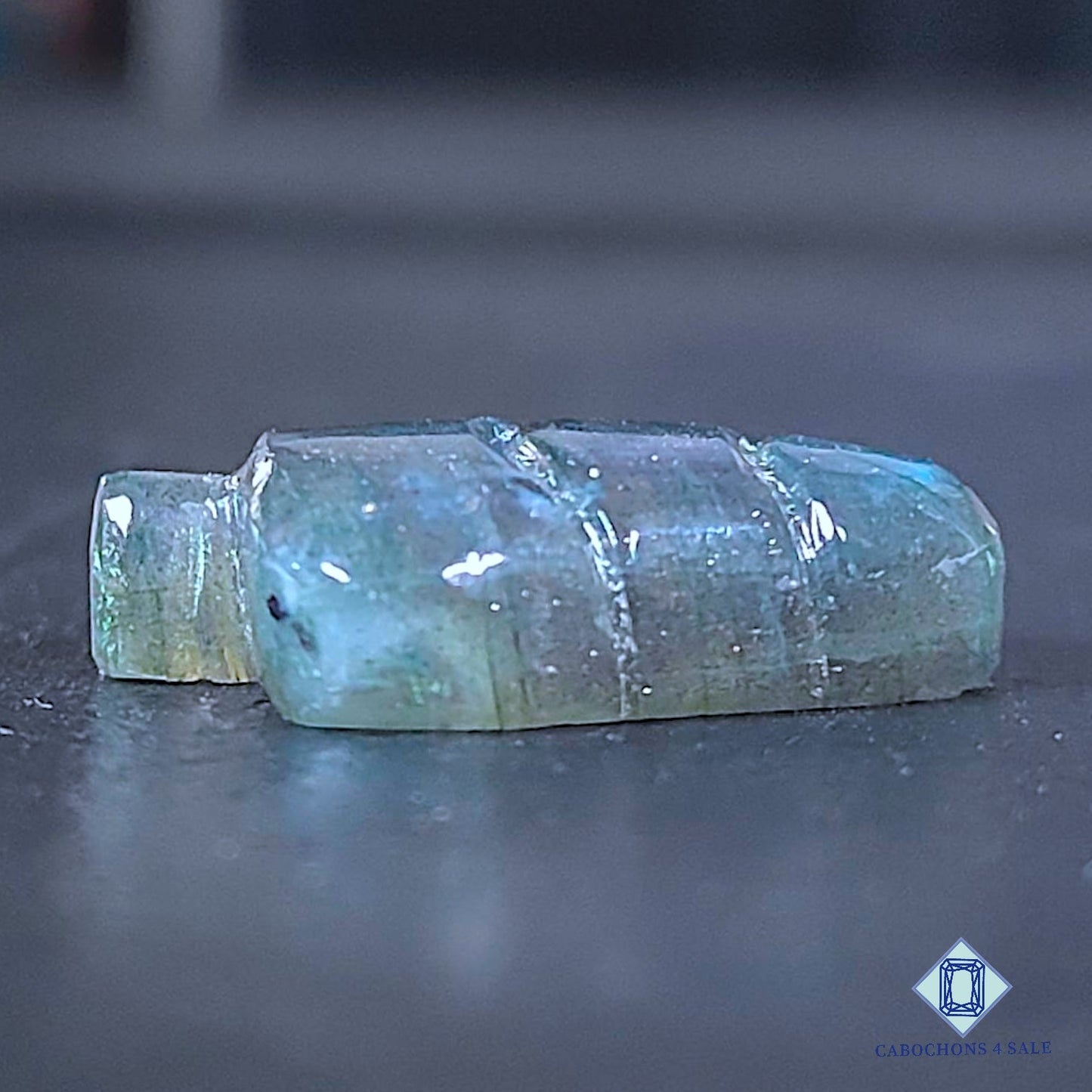 Natural Blue Labradorite Gemstone  Halloween Carvings 25*21*7mm from Madagascar available for sale