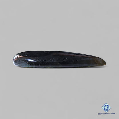 Cabujones de labradorita azul natural en forma de pera de 37 x 24 x 5 mm de Madagascar, disponibles para la venta. 