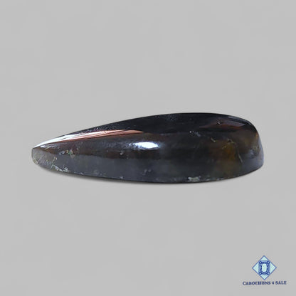 Cabujones de labradorita azul natural en forma de pera de 28 x 18 x 6 mm de Madagascar, disponibles para la venta. 