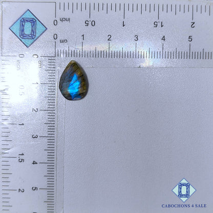 Labradorita talla pera rosa