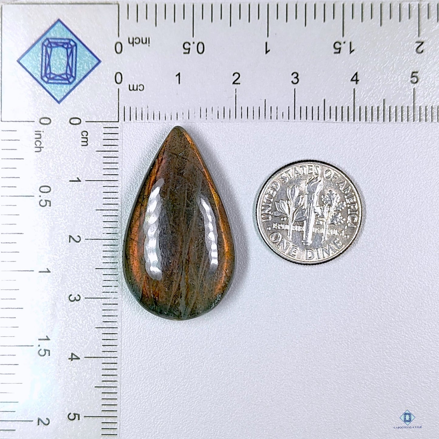 Labradorite Pear Cabochons