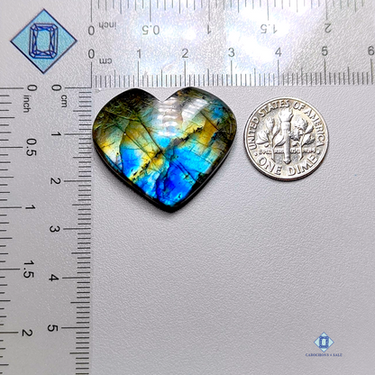 Labradorite-Heart-Cabochons