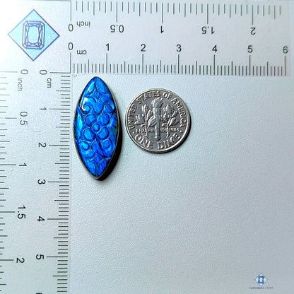 Labradorite Marquise Carvings