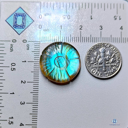 Labradorite Round Carvings