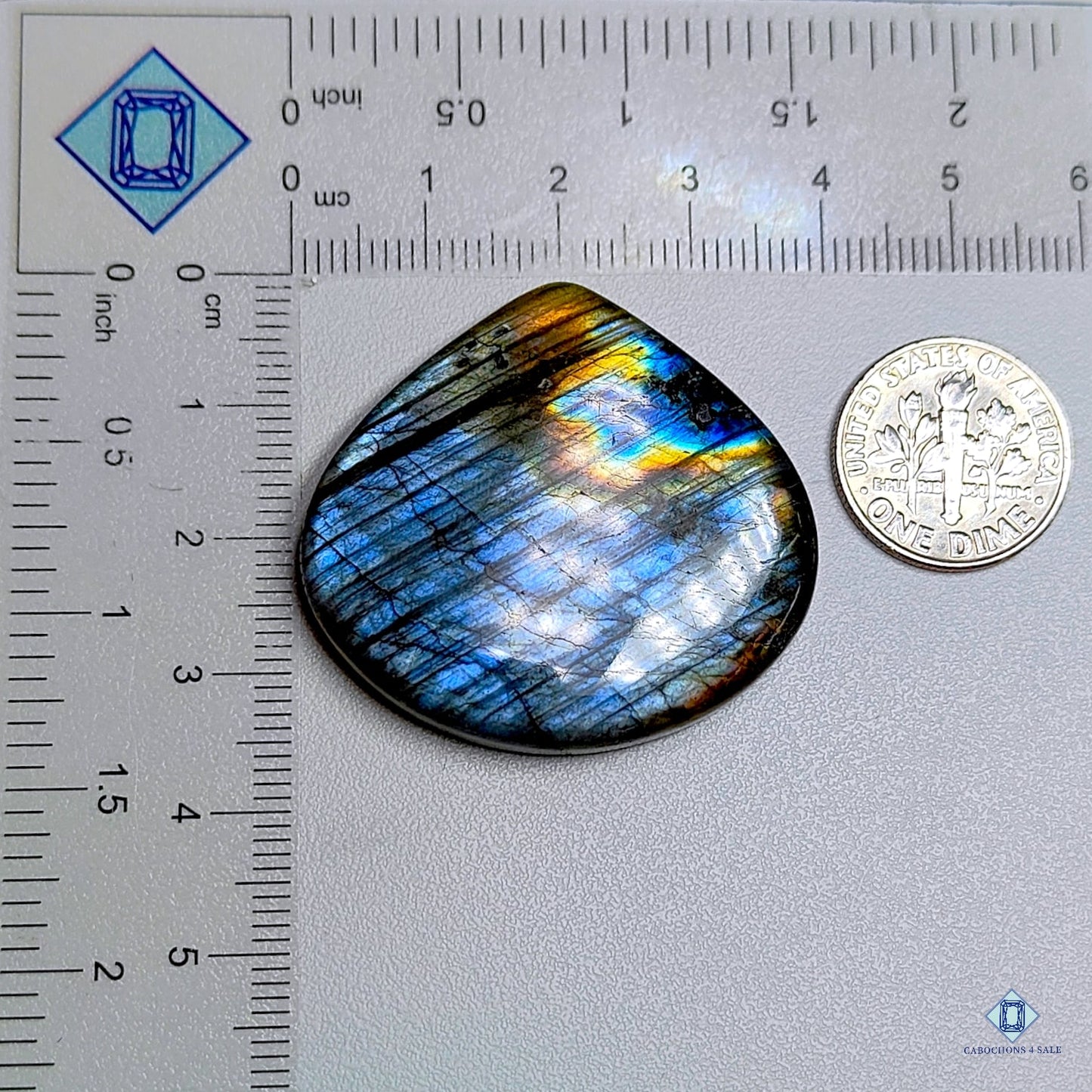 Labradorite Pear Cabochons