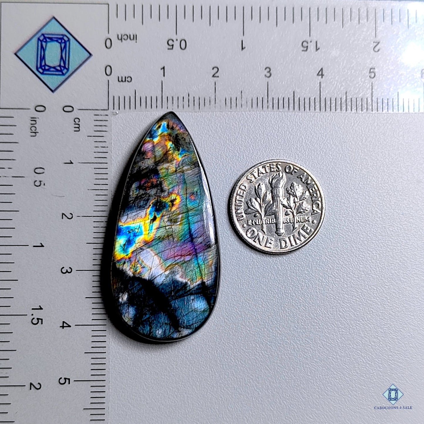 Labradorite Pear Cabochons