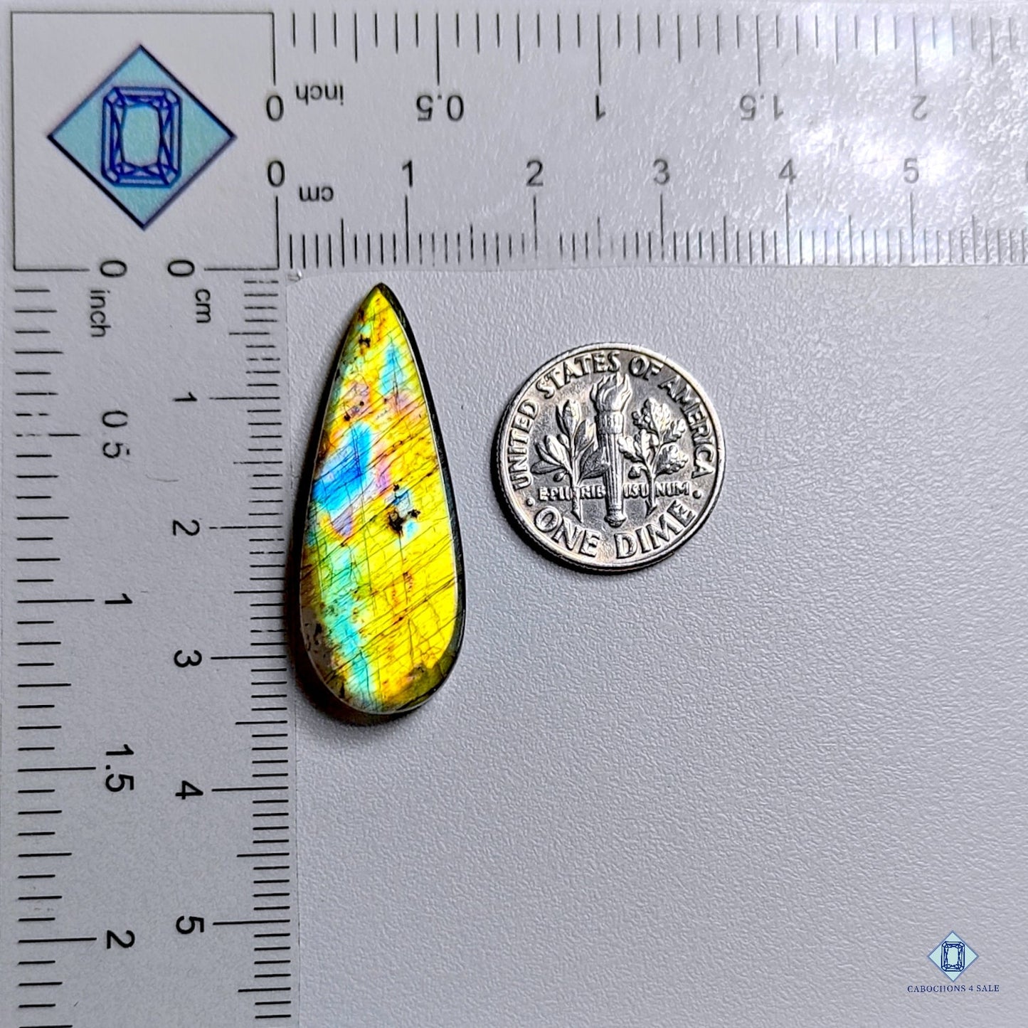 Labradorite Pear Cabochons