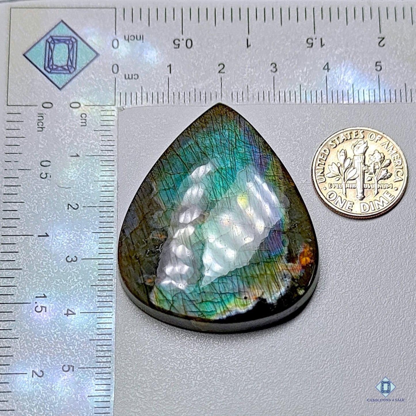 Labradorite Pear Cabochons