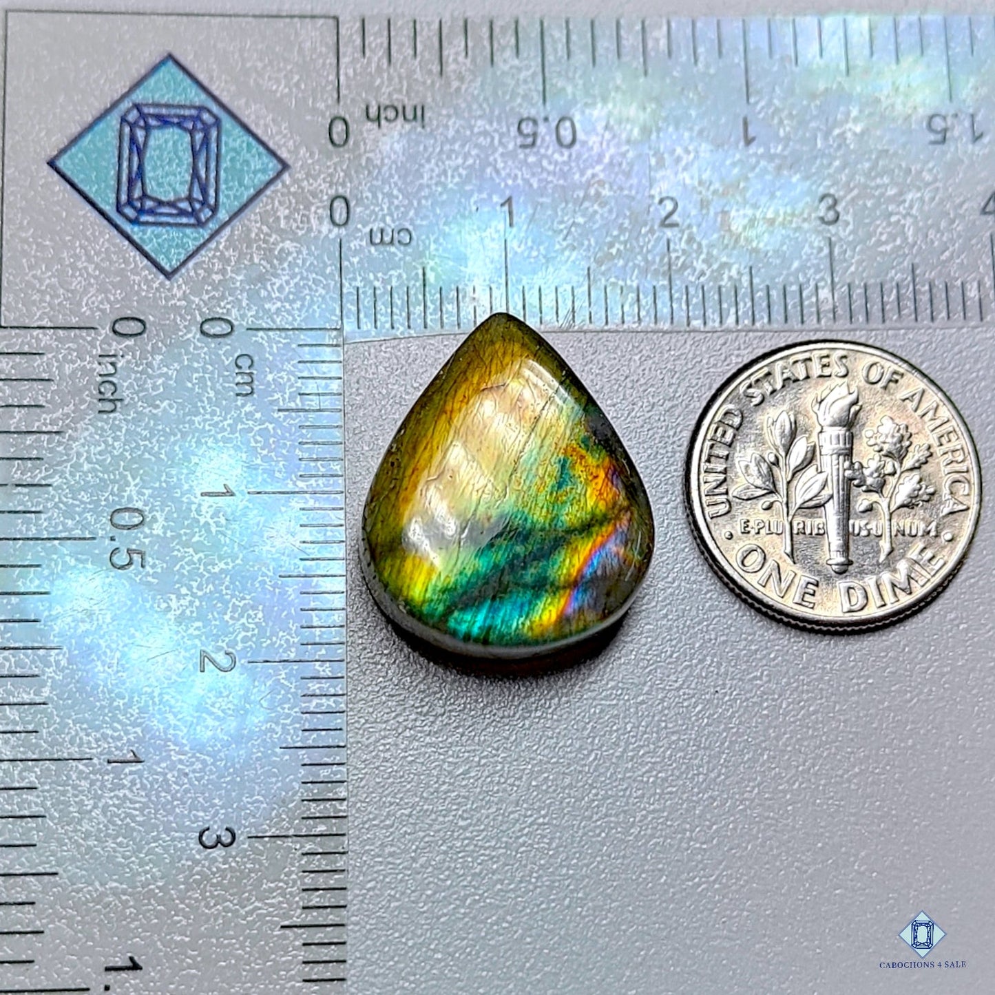 Labradorite Pear Cabochons