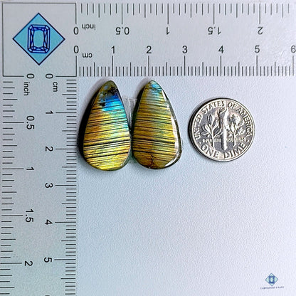 Labradorite Pear Pairs