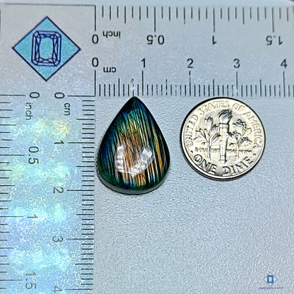 Labradorite Pear Cabochons