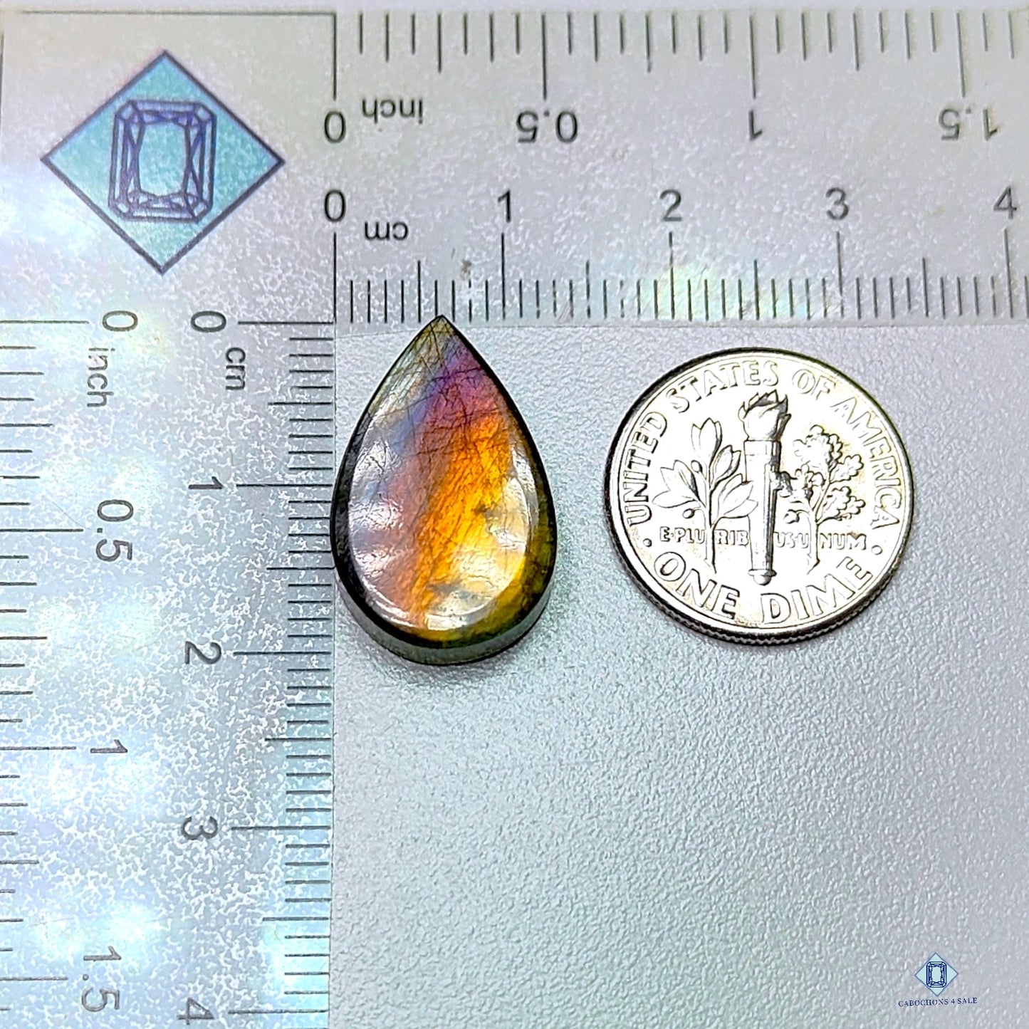 Labradorite Pear Cabochons