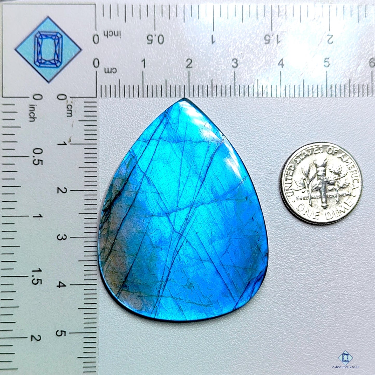 Labradorite Pear Cabochons