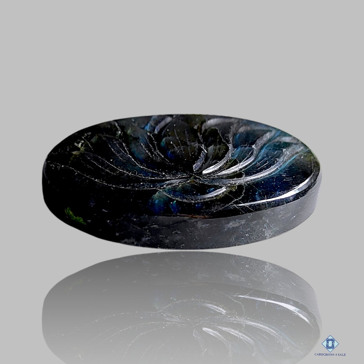 Labradorite Oval Carvings