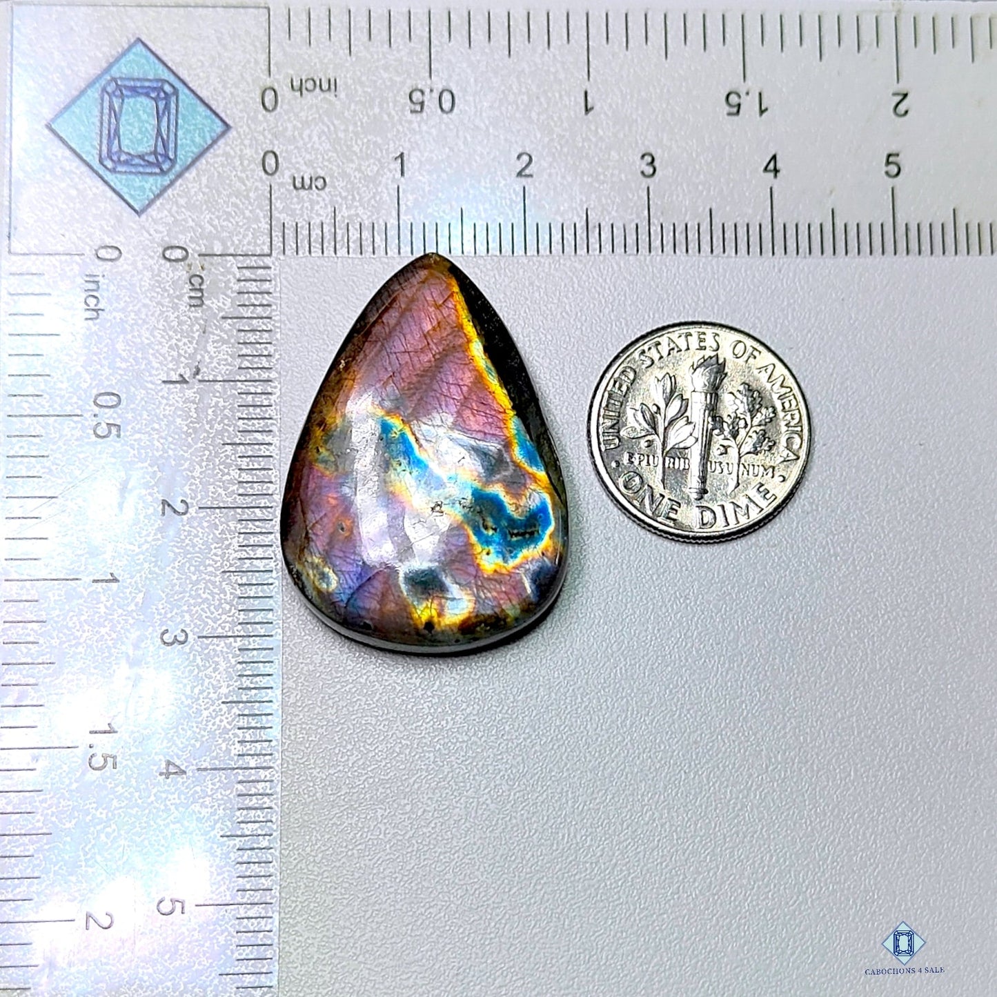 Labradorite Pear Cabochons